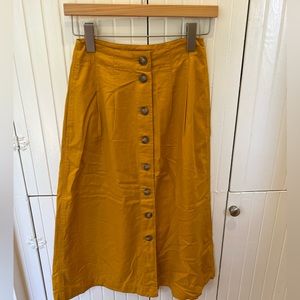 madewell midi skirt. never worn.